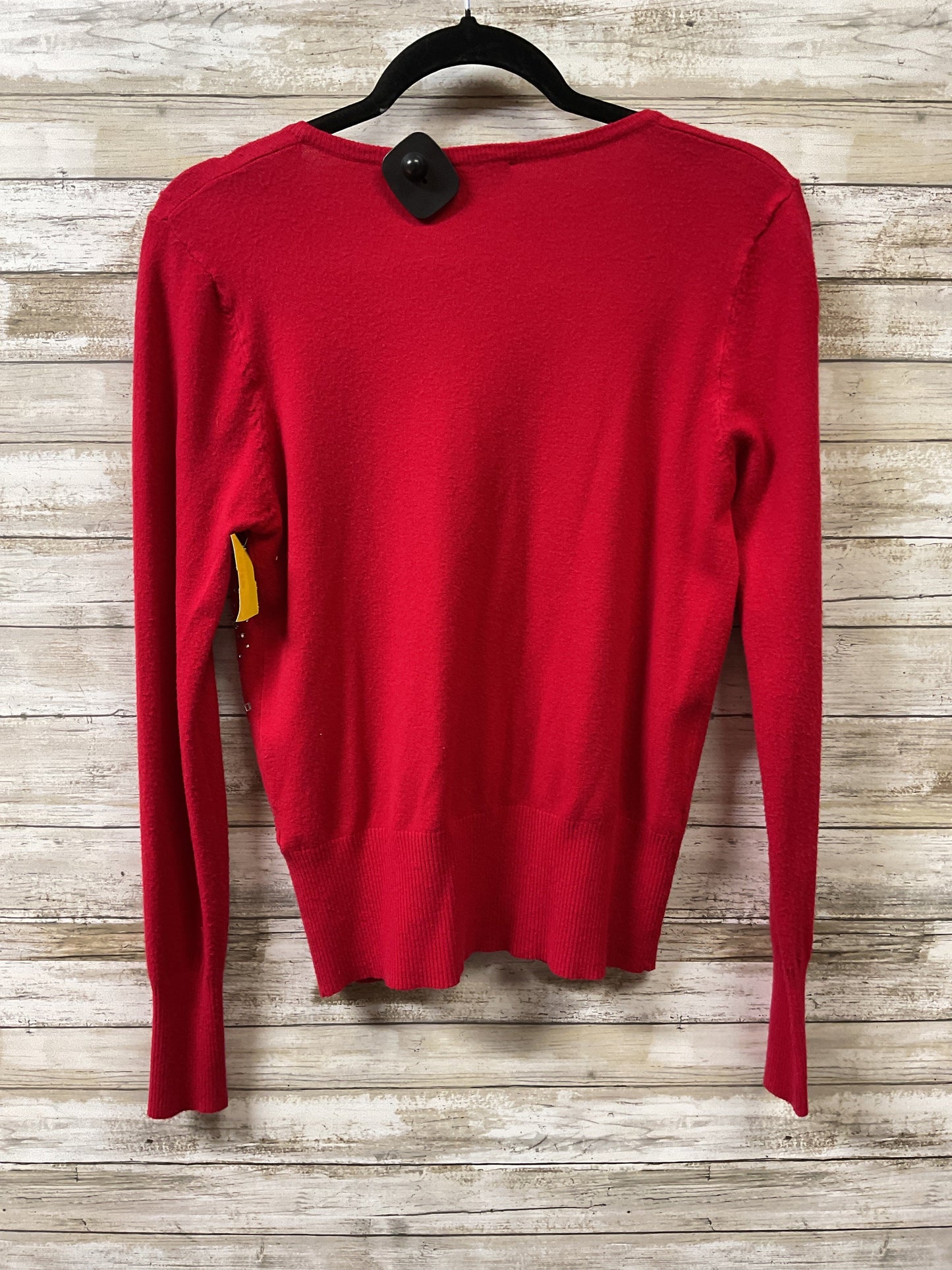 Cardigan By Vila Milano In Red, Size:S