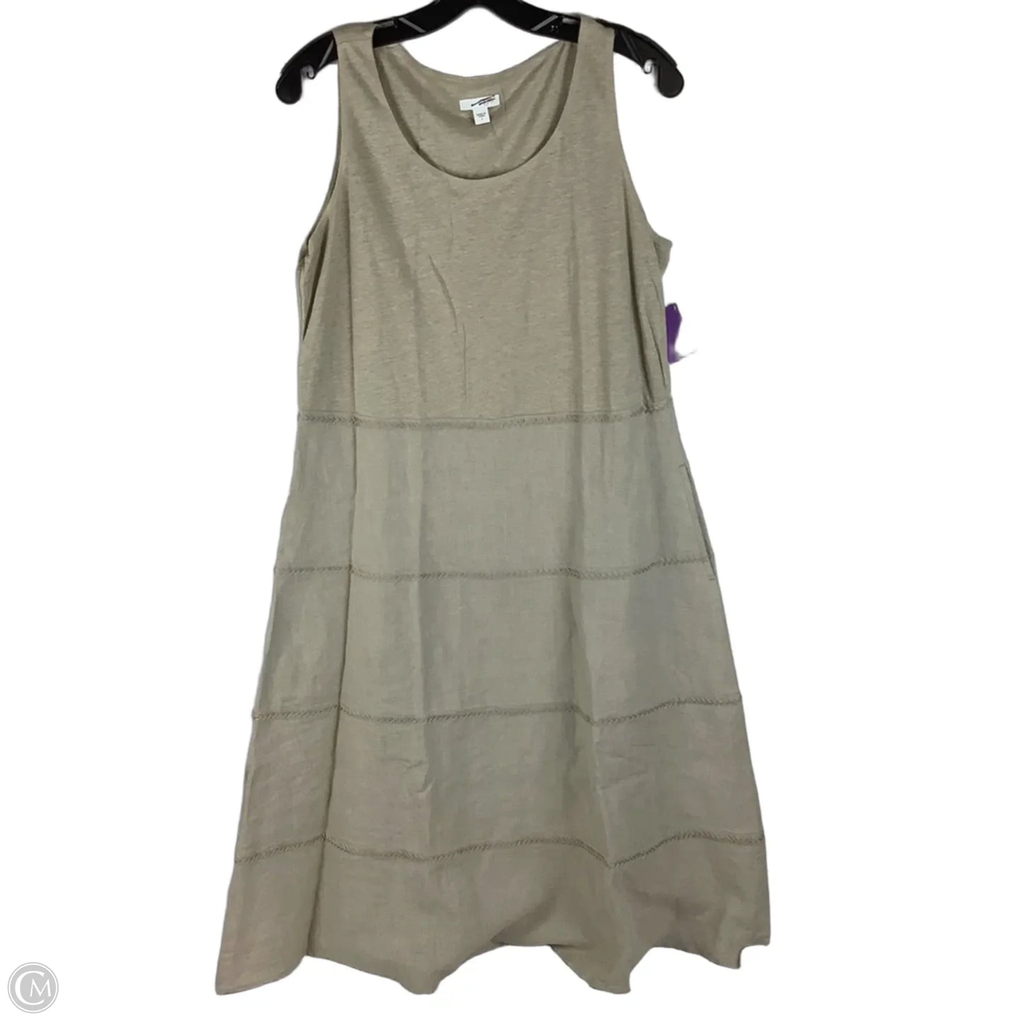Dress Casual Maxi By J. Jill In Tan, Size: S