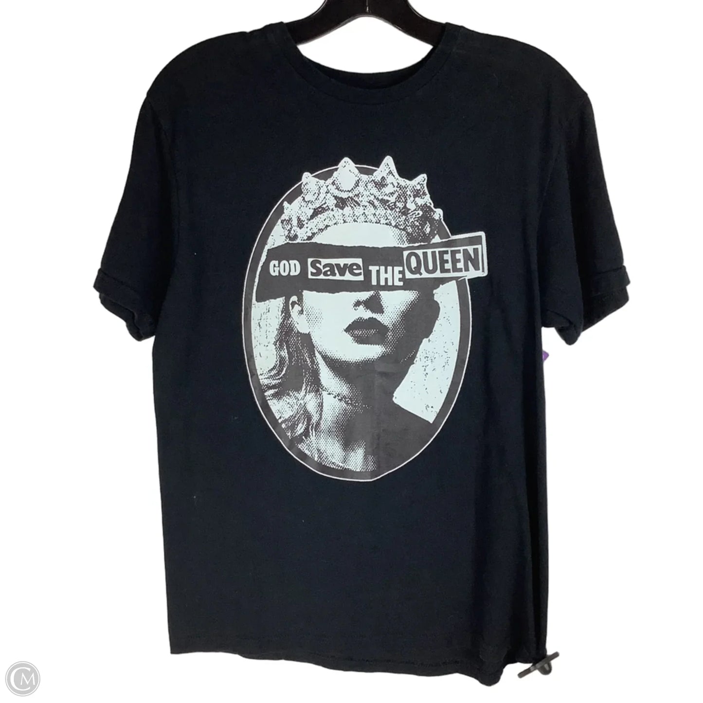 Top Short Sleeve By Gildan In Black, Size: M