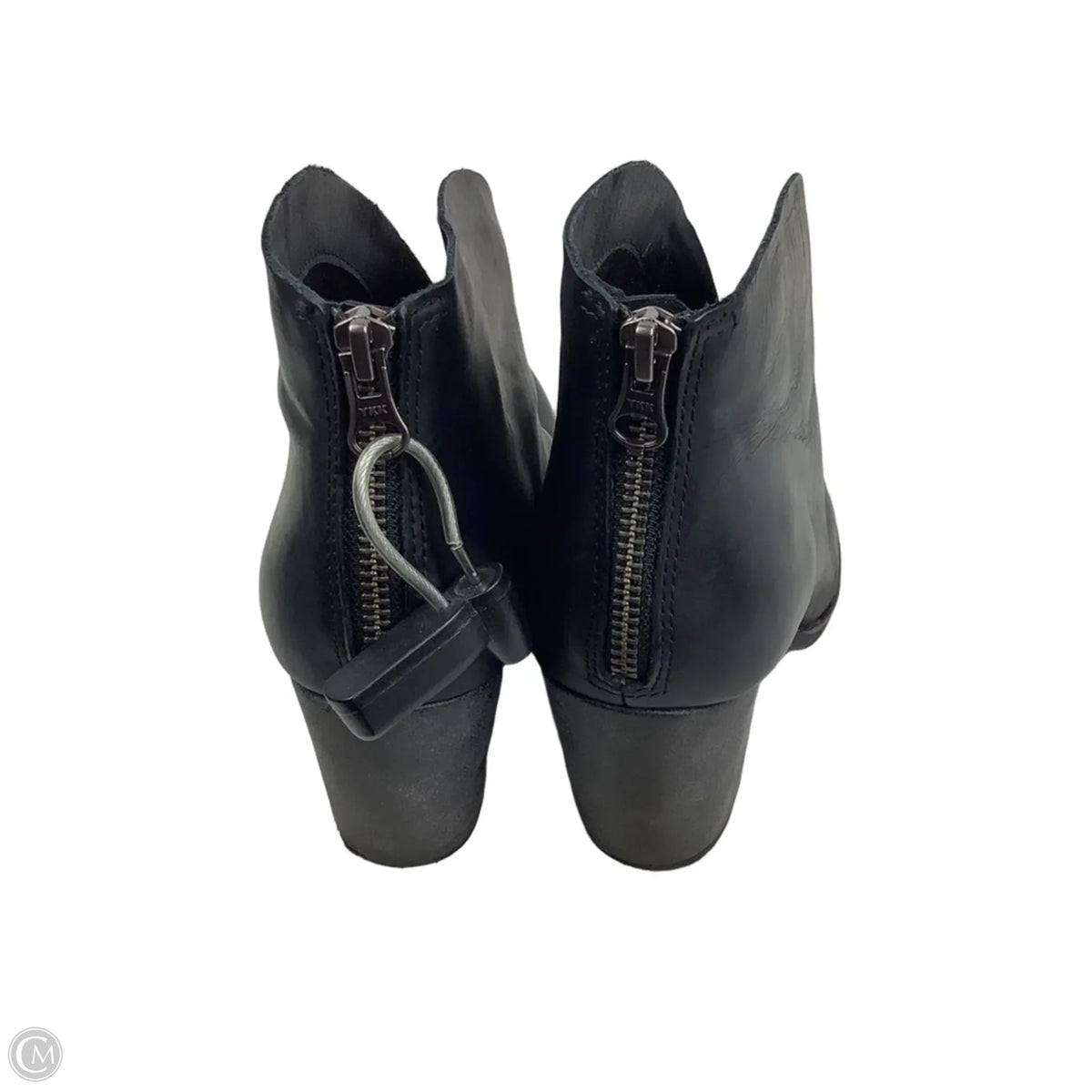 Boots Ankle Heels By Korks In Black, Size: 8