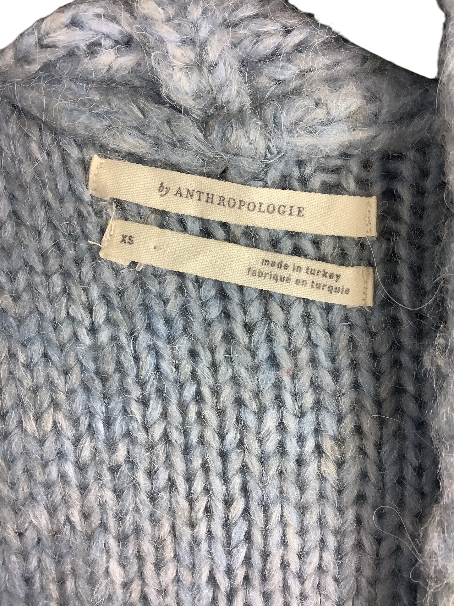 Sweater Cardigan By Anthropologie In Blue, Size: Xs