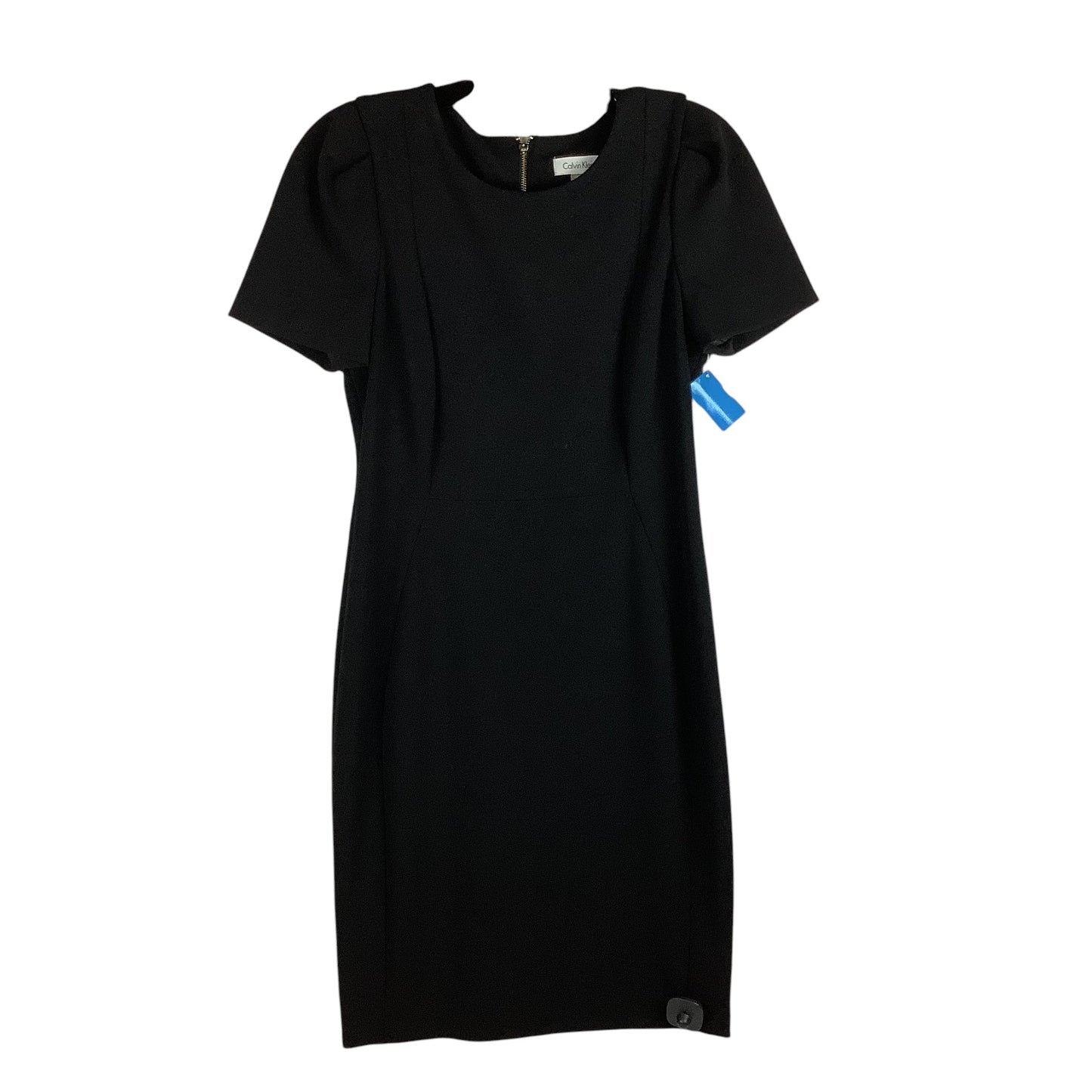 Dress Work By Calvin Klein In Black, Size: 10