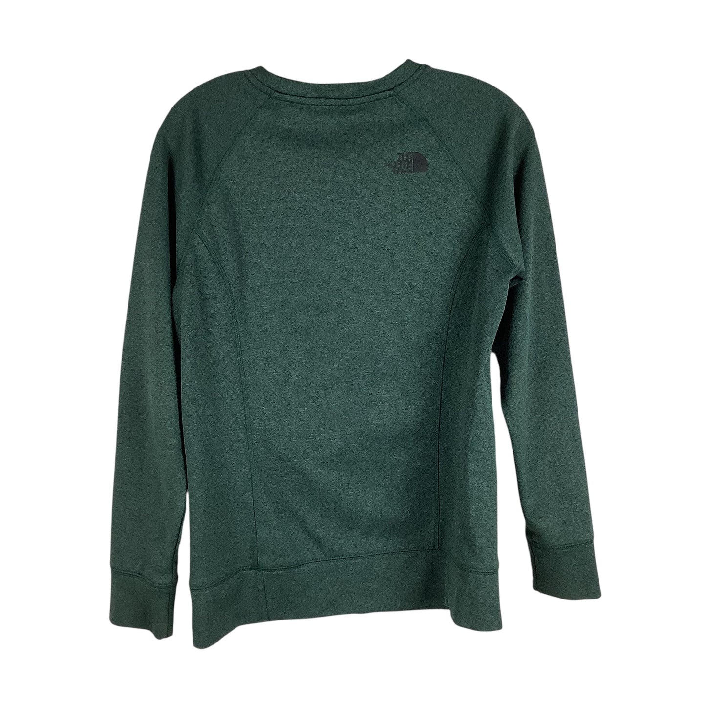 Athletic Top Long Sleeve Crewneck By The North Face In Green, Size: M