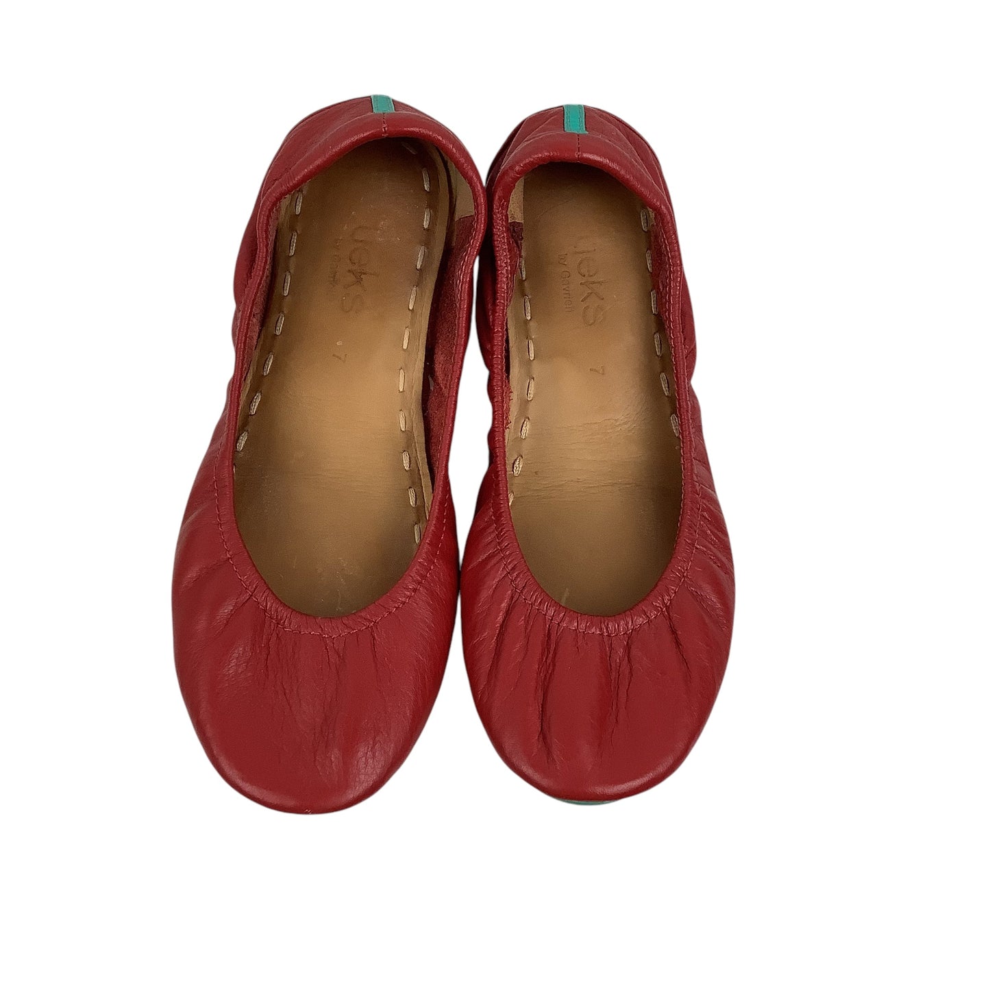 Shoes Designer By Tieks In Red, Size: 7