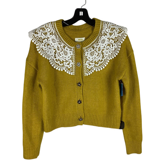 Sweater Cardigan By Maeve In Yellow, Size: Xs