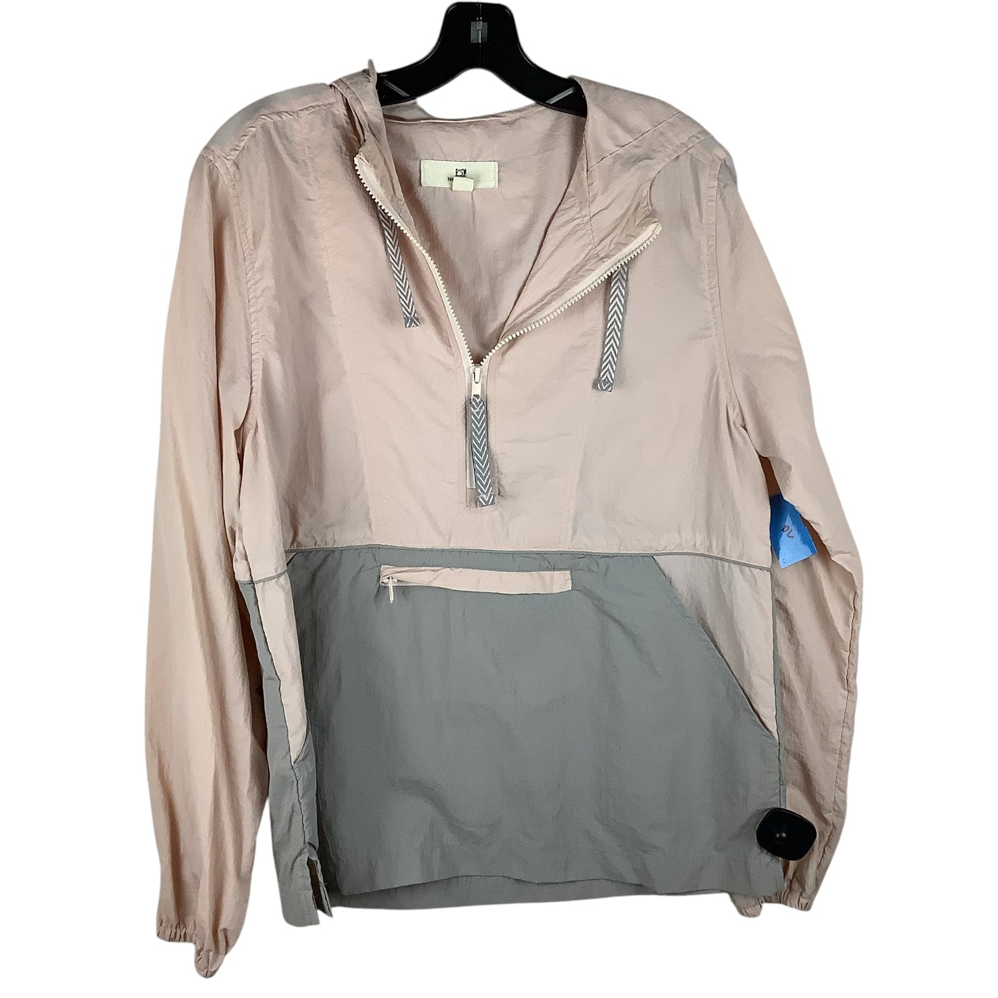 Jacket Windbreaker By Thread And Supply In Pink, Size: L