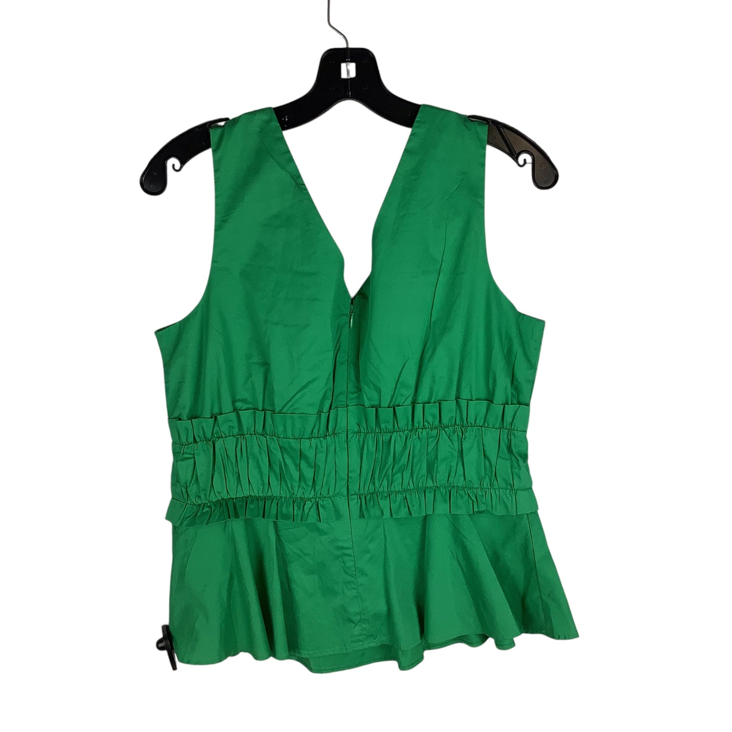 Top Sleeveless By Express In Green, Size: M