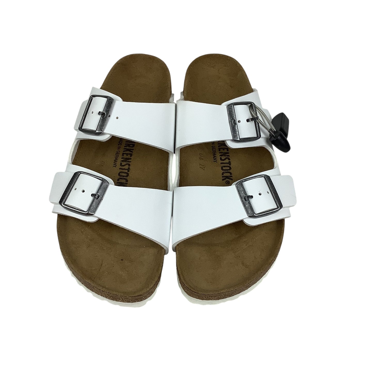 Sandals Designer By Birkenstock In White, Size: 10 (41)