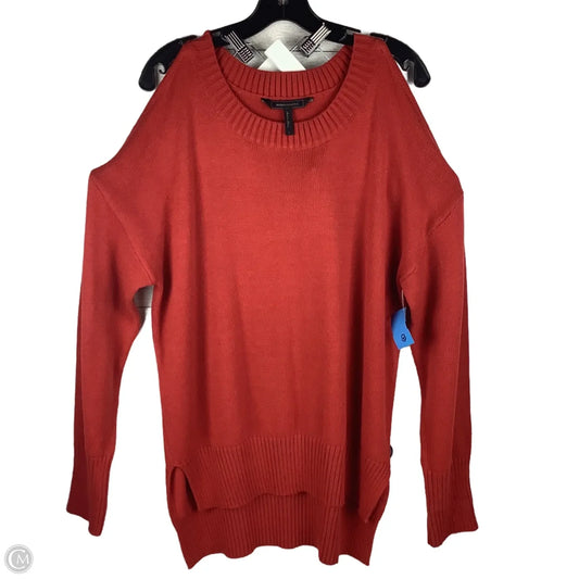 Sweater Cold Shoulder By Bcbgmaxazria In Red, Size: L