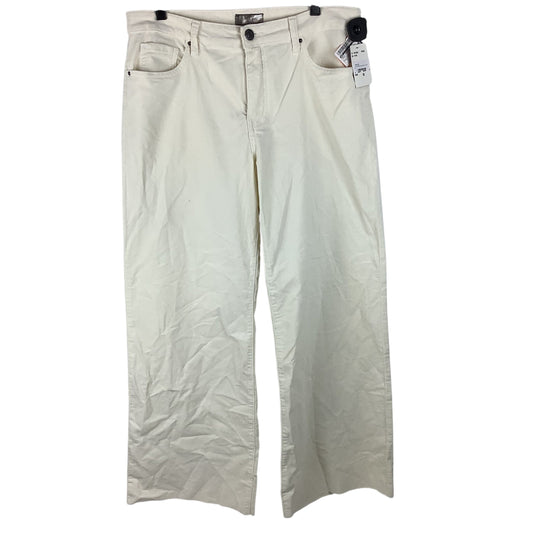 Pants Corduroy By Kut In Cream, Size: L