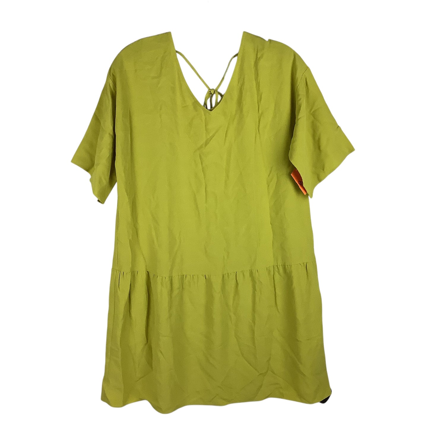 Dress Casual Short By Eileen Fisher In Chartreuse, Size: S