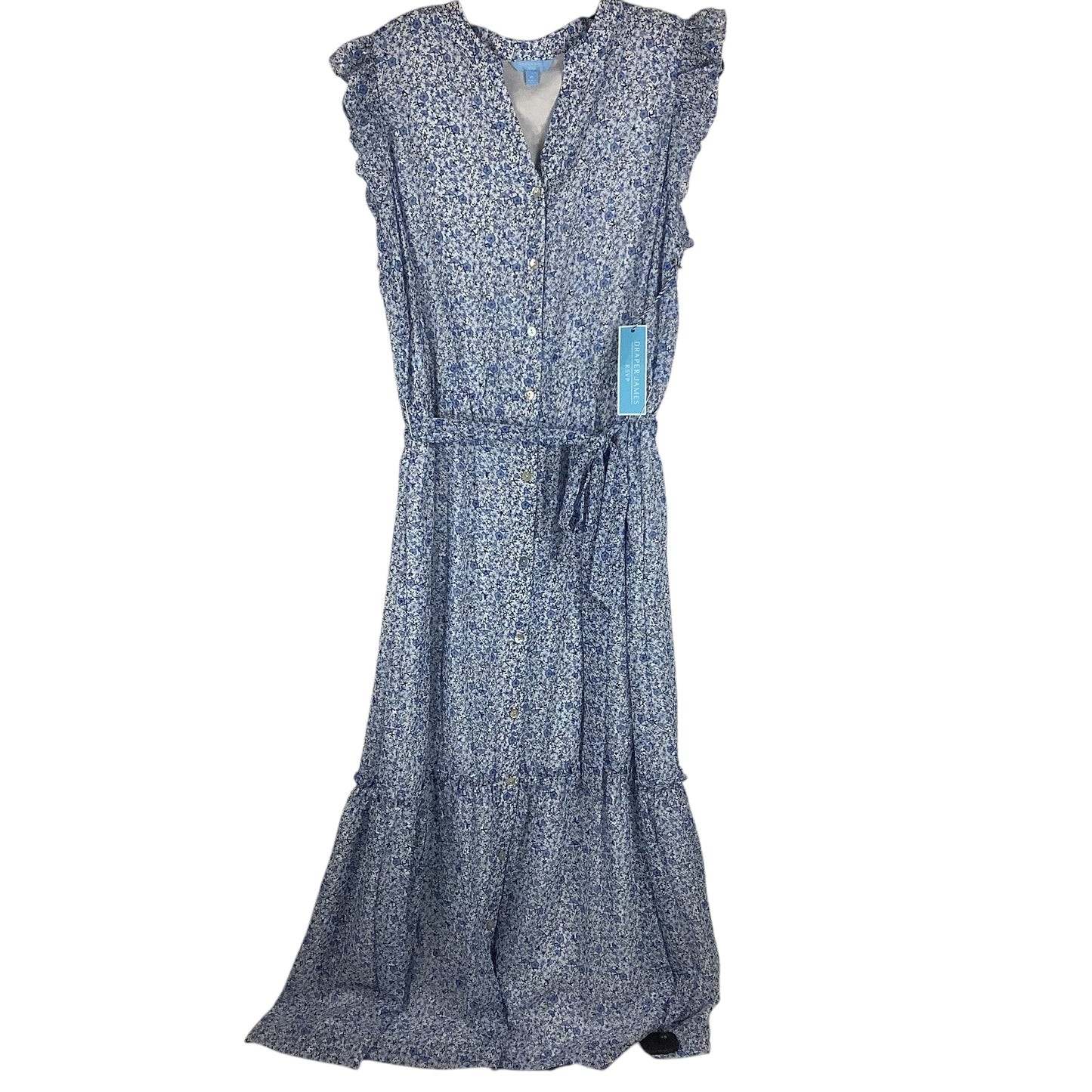 Dress Casual Maxi By Draper James In Blue, Size: Xl