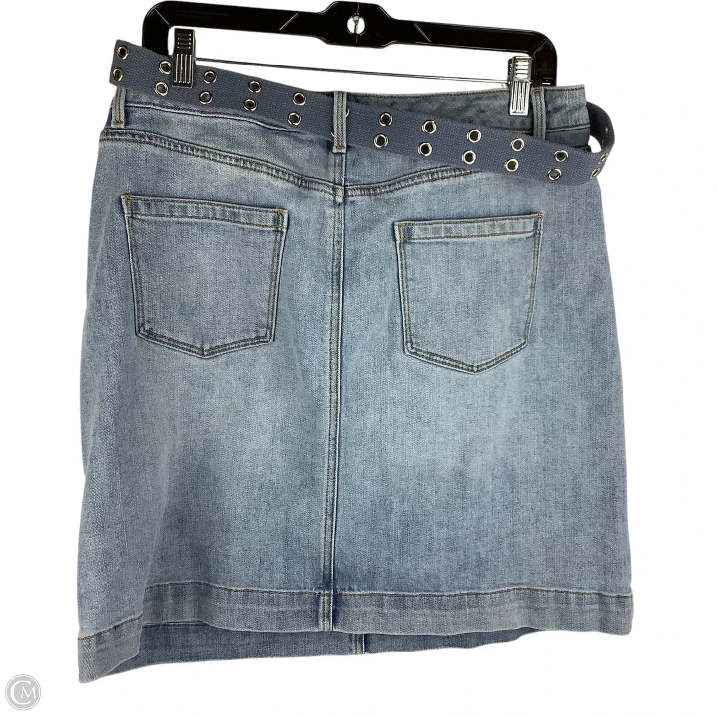 Skirt Mini & Short By Talbots In Blue Denim, Size: 10