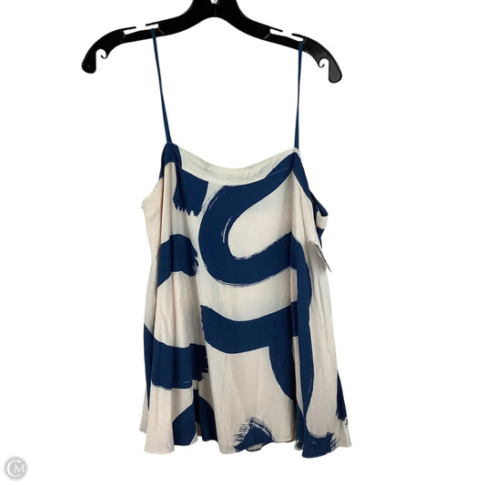 Top Sleeveless By Maeve In Blue, Size: M