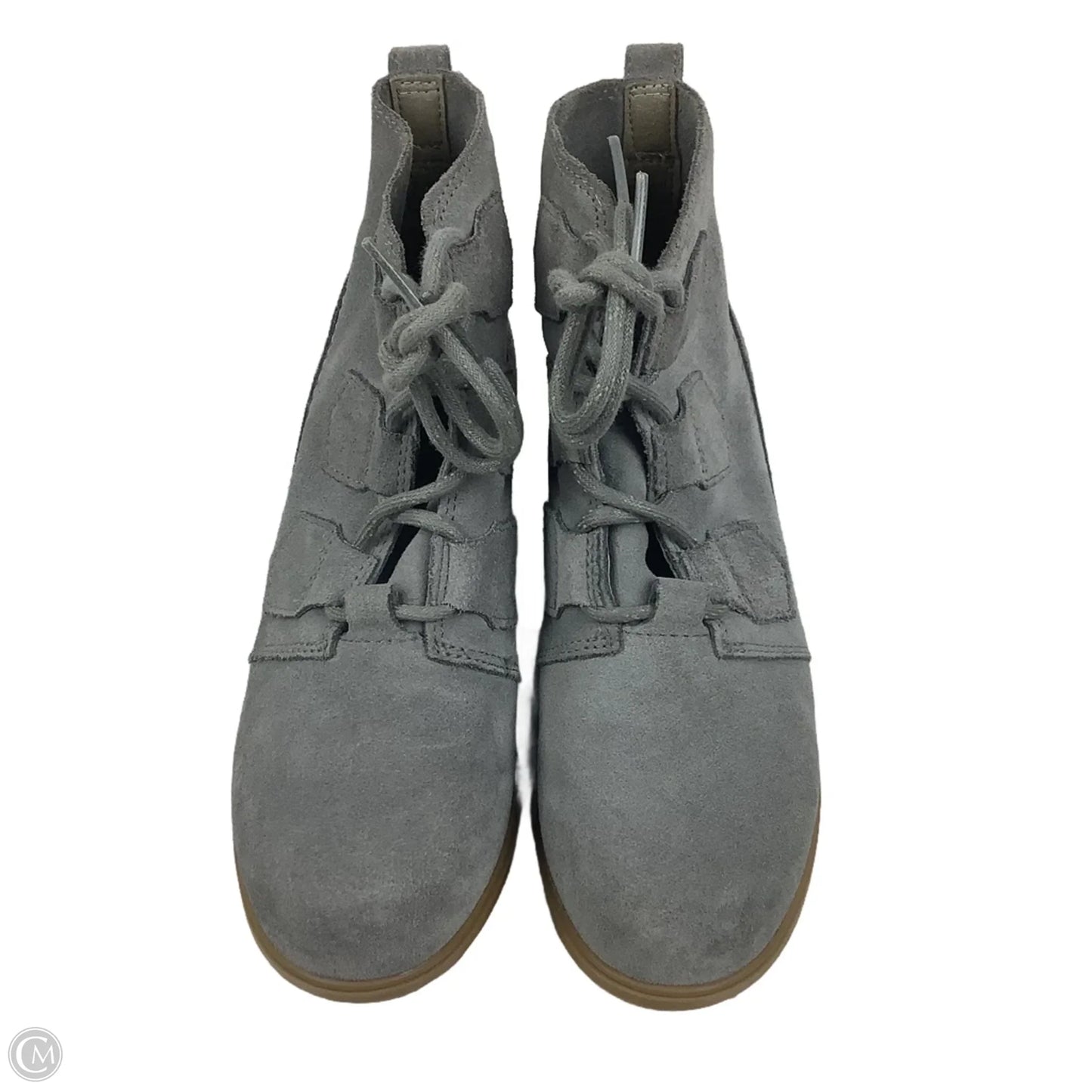 Boots Ankle Heels By Sorel In Grey, Size: 7