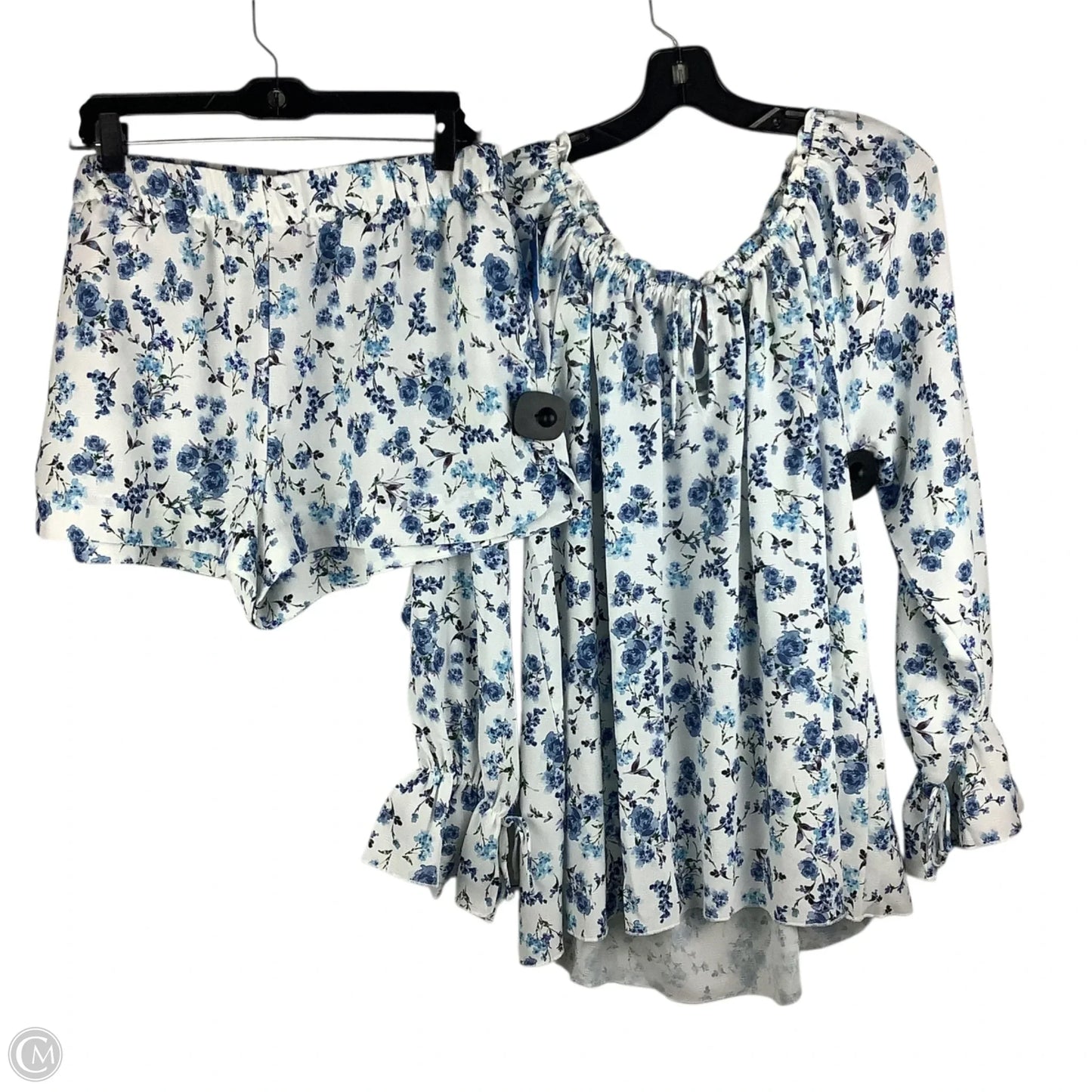 Shorts Set By Show Me Your Mumu In Blue, Size: Xl