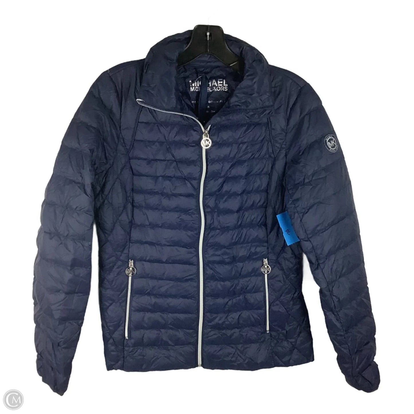 Jacket Puffer & Quilted By Michael By Michael Kors In Navy, Size: S
