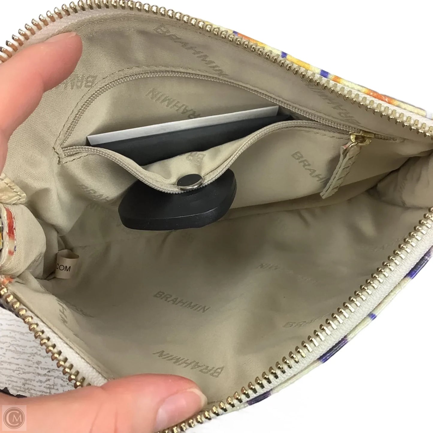 Wristlet Designer By Brahmin, Size: Large