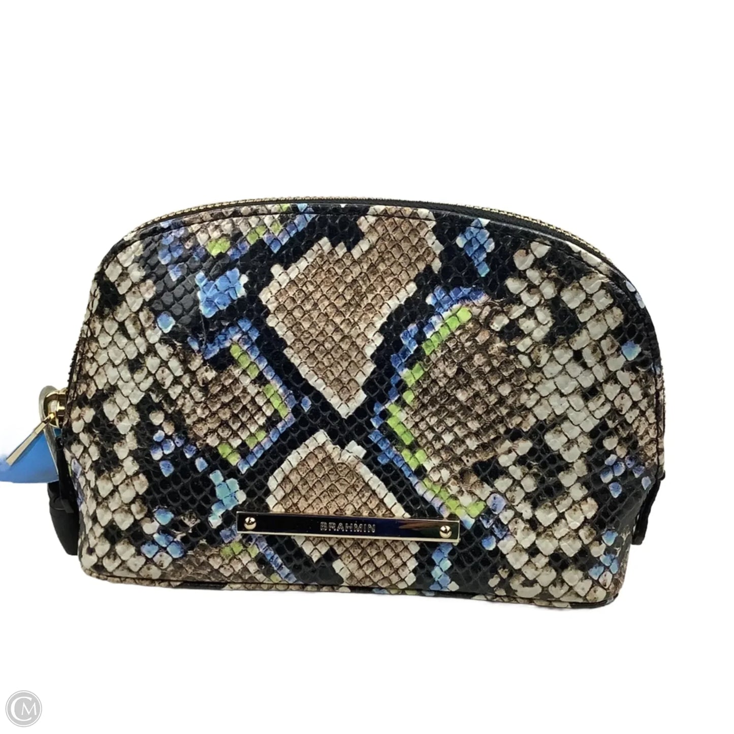 Makeup Bag Designer By Brahmin, Size: Medium