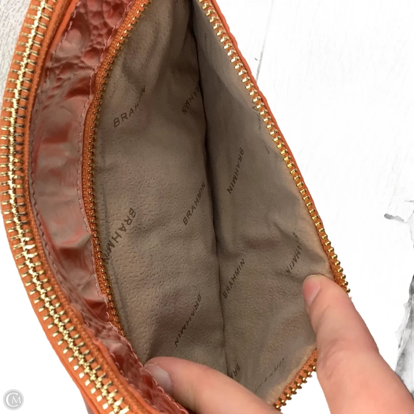 Wristlet Designer By Brahmin, Size: Large