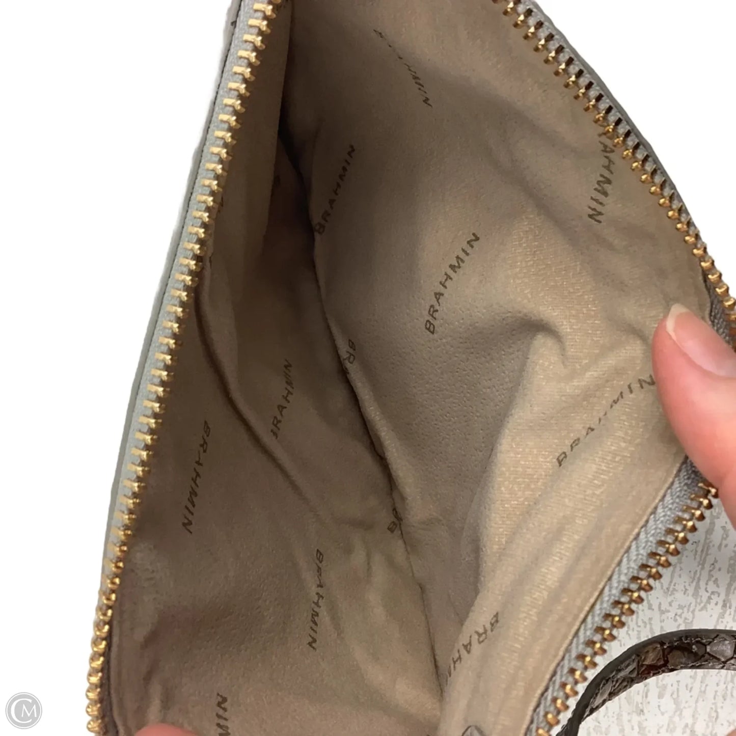 Wristlet Designer By Brahmin, Size: Large