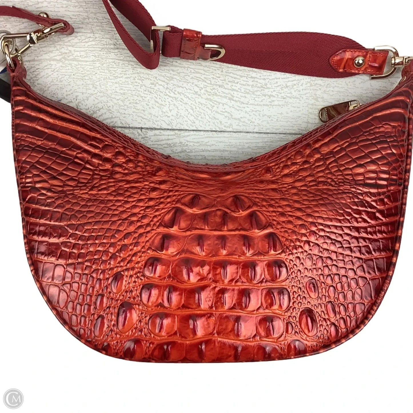 Crossbody Designer By Brahmin, Size: Medium