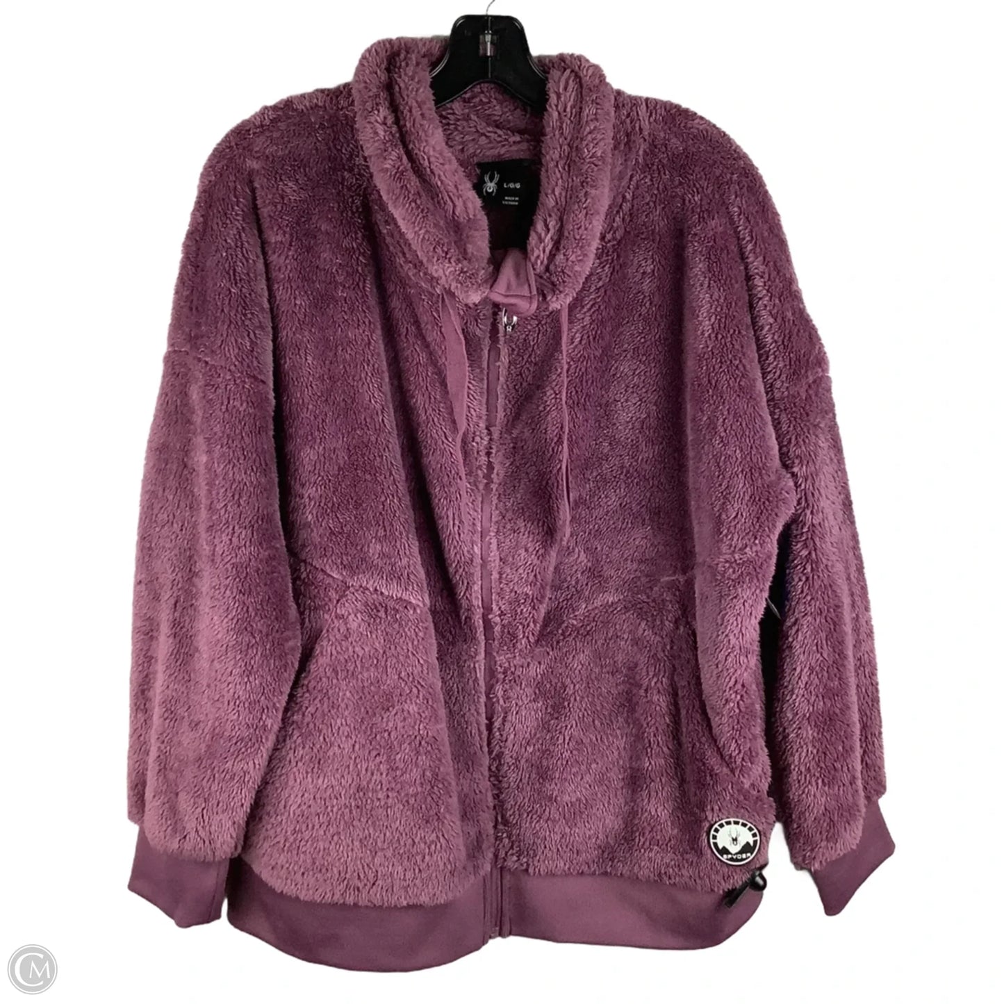 Jacket Fleece By Spyder In Purple, Size: L