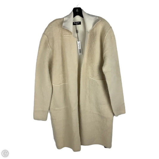 Sweater Cardigan By Clothes Mentor In Cream, Size: 1x