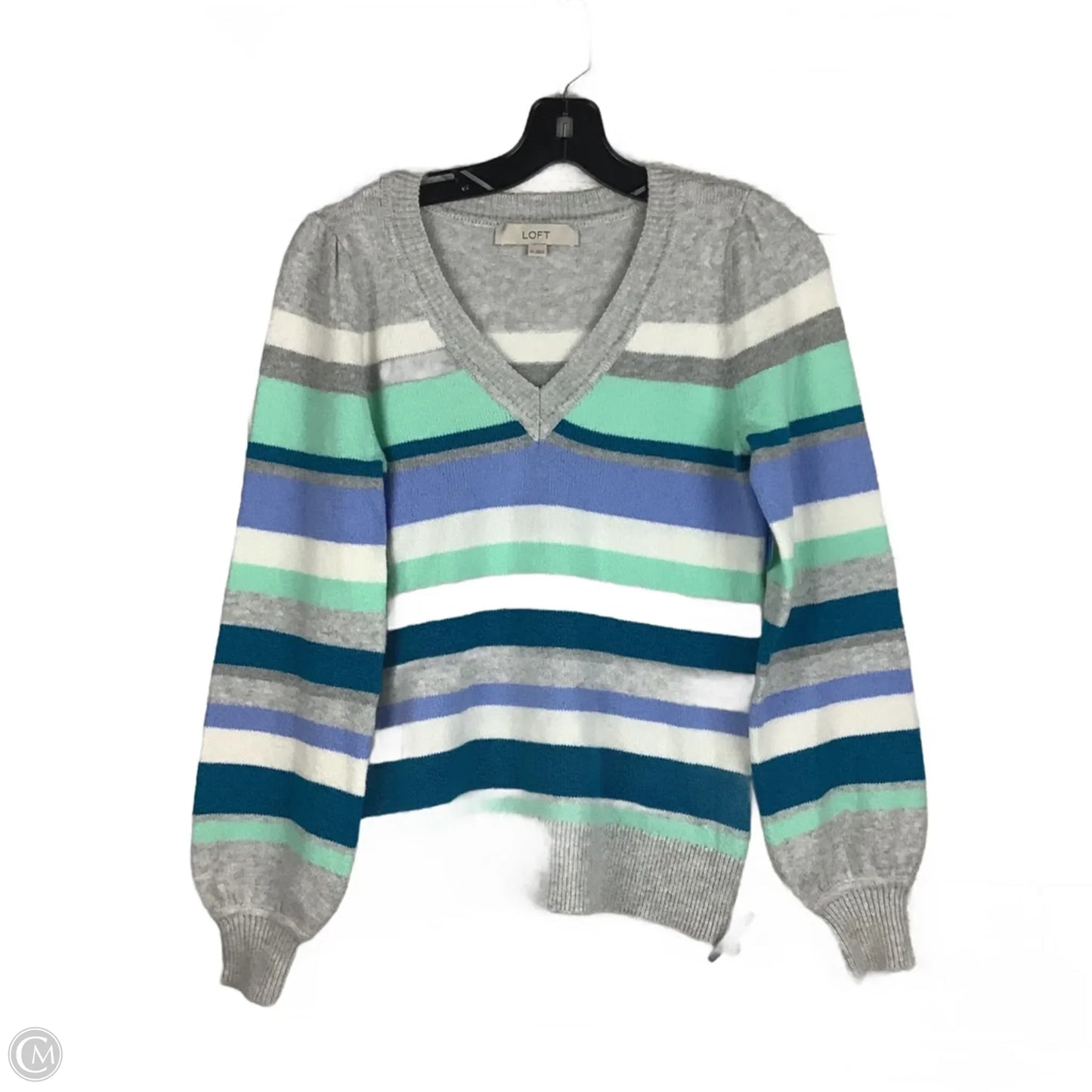 Sweater By Loft In Striped Pattern, Size: Xs