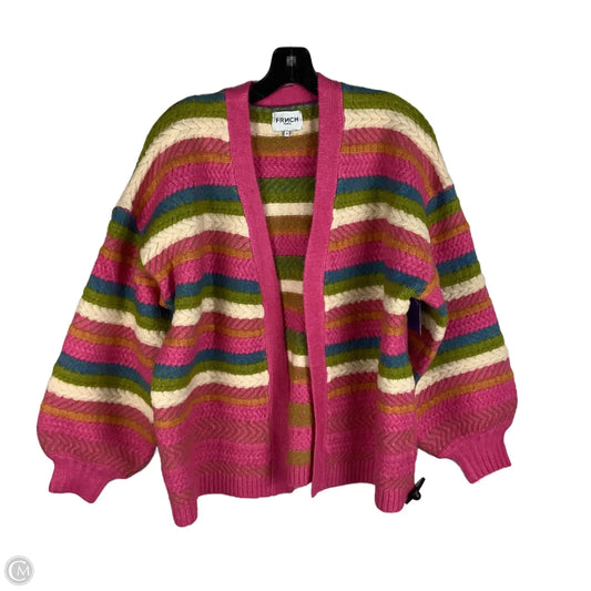 Sweater Cardigan By Frnch In Multi-colored, Size: M