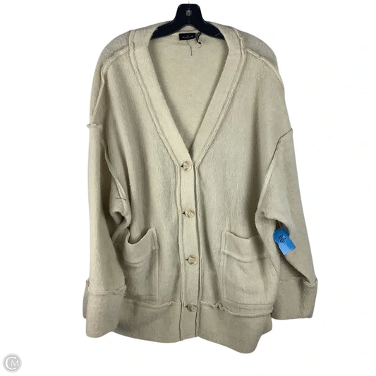 Sweater Cardigan By Out From Under In Cream, Size: L