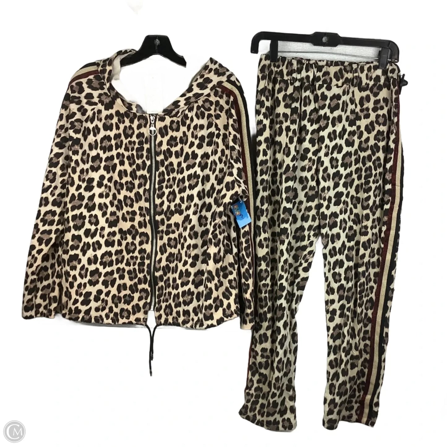 Pants Set 2pc By Clothes Mentor In Animal Print, Size: M