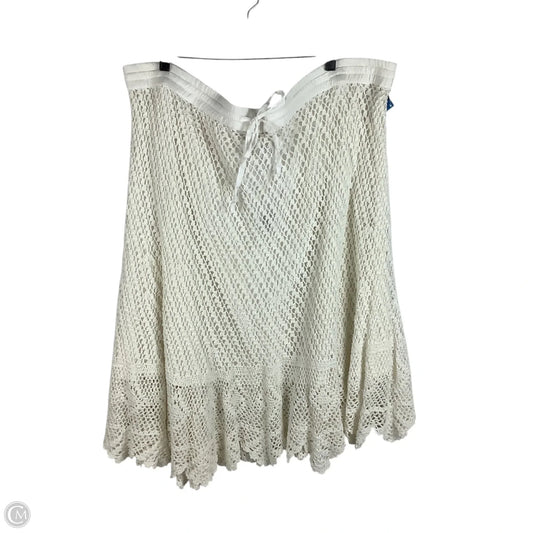 Skirt Midi By Chelsea And Theodore In White, Size: 3x