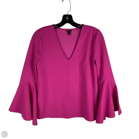 Top Long Sleeve By Ann Taylor In Pink, Size: Xs