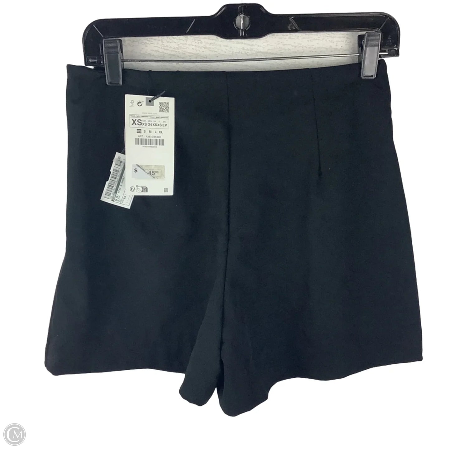 Skort By Zara In Black, Size: Xs