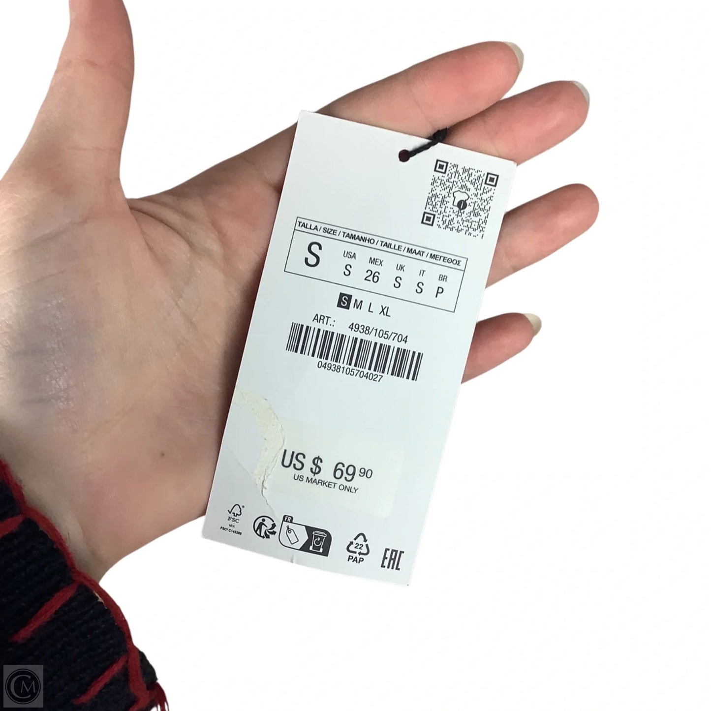 Sweater Cardigan By Zara In Brown, Size: S