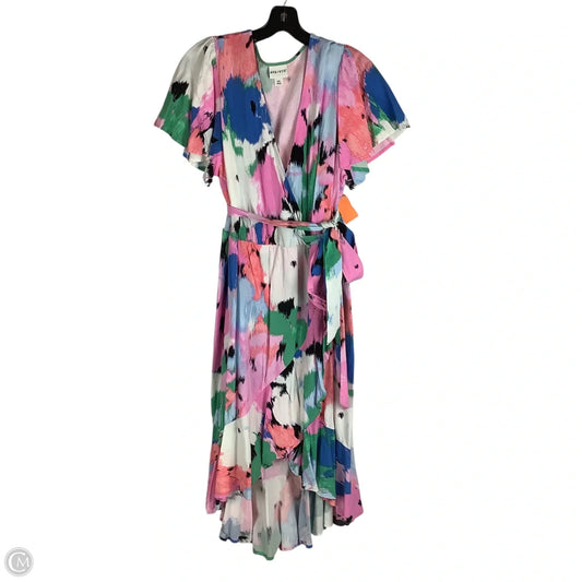Dress Casual Midi By Ava & Viv In Multi-colored, Size: Xxl
