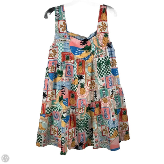 Dress Casual Short By Skies Are Blue In Multi-colored, Size: L