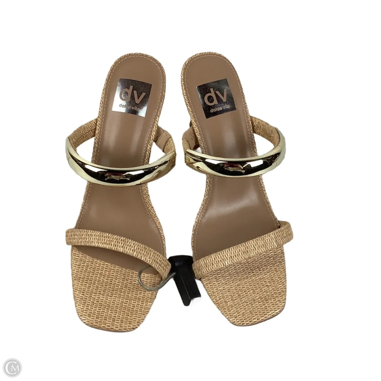 Sandals Heels Block By Dolce Vita In Tan, Size: 8