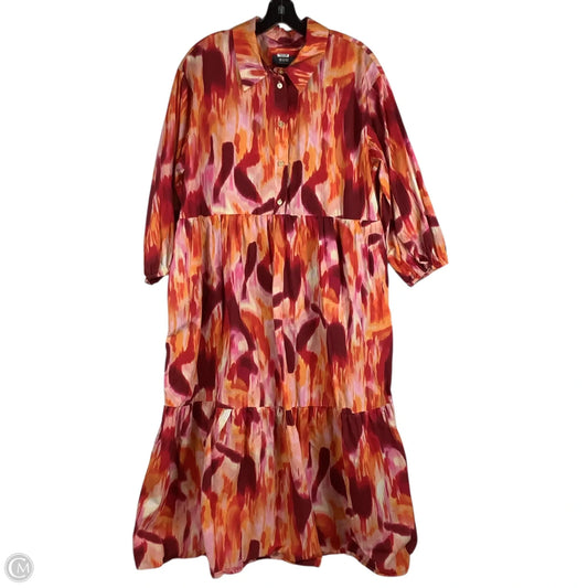 Dress Party Midi By Maeve In Multi-colored, Size: Xl
