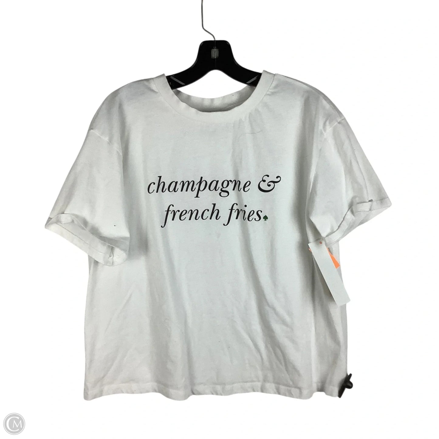 Top Short Sleeve Basic By Target-designer In White, Size: L