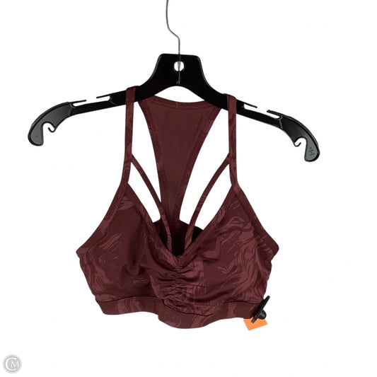 Athletic Bra By Gym Shark In Maroon, Size: M