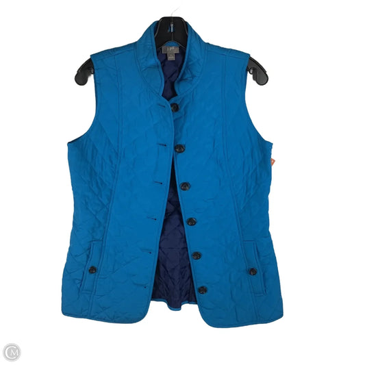 Vest Puffer & Quilted By J. Jill In Blue, Size: Xs
