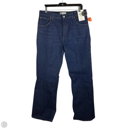 Jeans Boot Cut By Madewell In Blue Denim, Size: 12 (31)