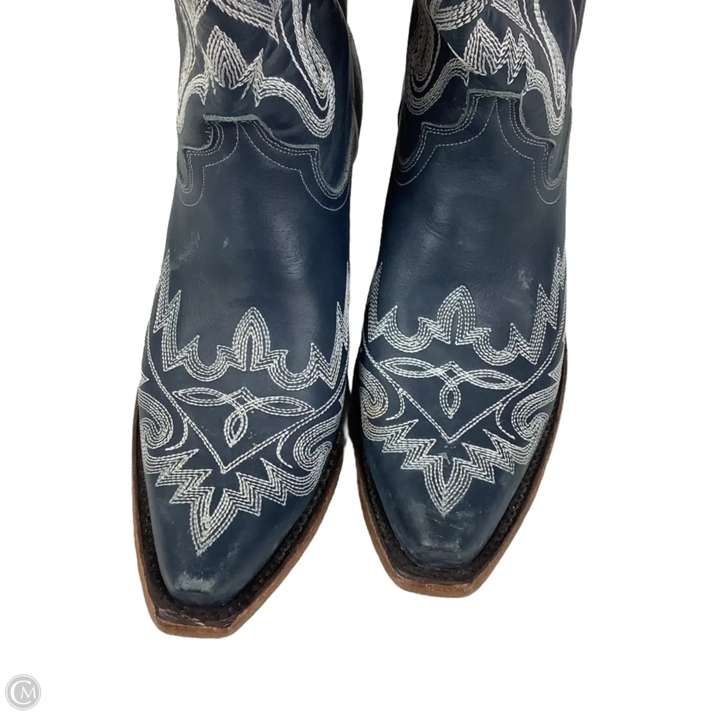 Boots Designer By Cma In Navy, Size: 10