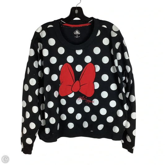 Top Long Sleeve By Disney In Polkadot Pattern, Size: 3x