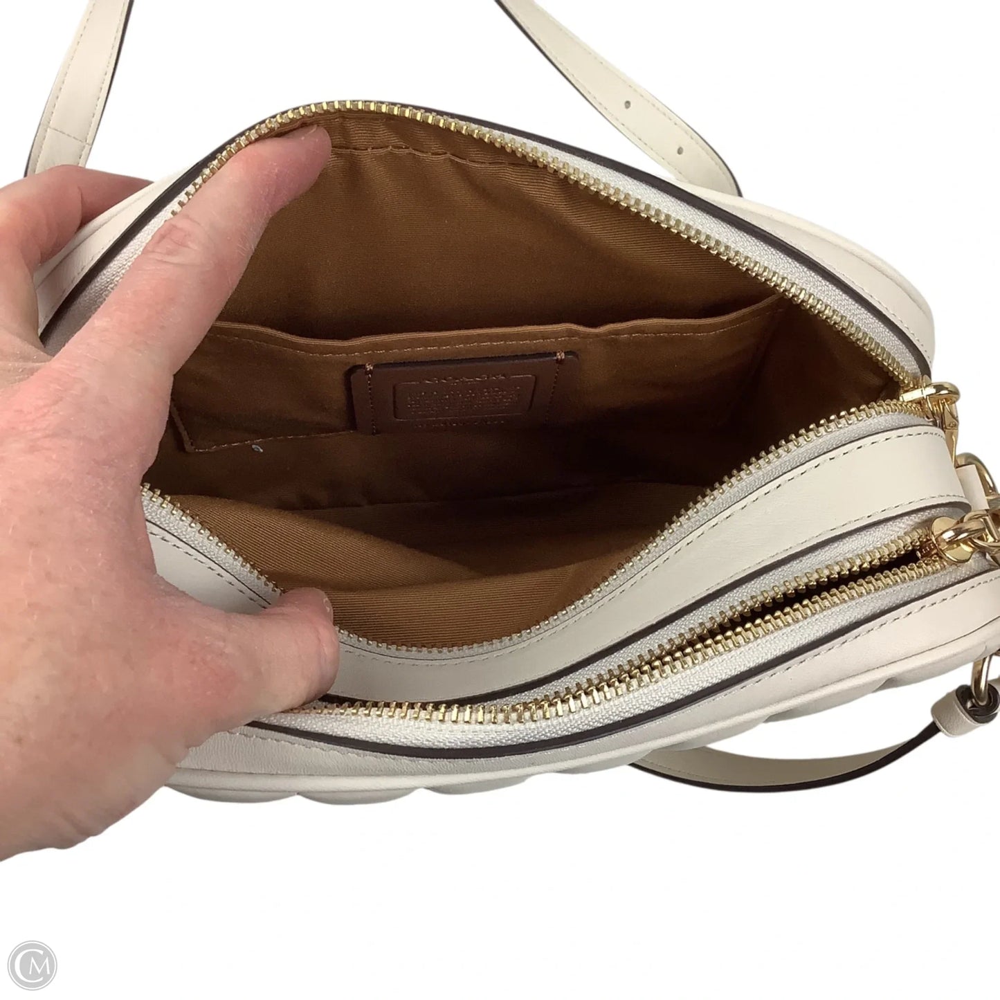 Crossbody Designer By Coach, Size: Medium