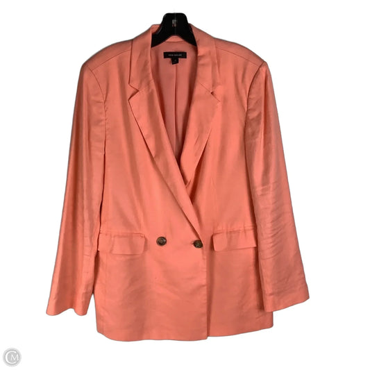 Blazer By Ann Taylor In Orange, Size: 14
