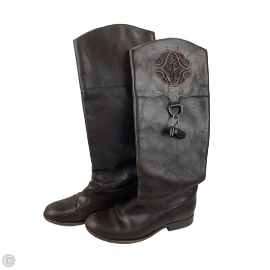 Boots Designer By Frye In Brown, Size: 7