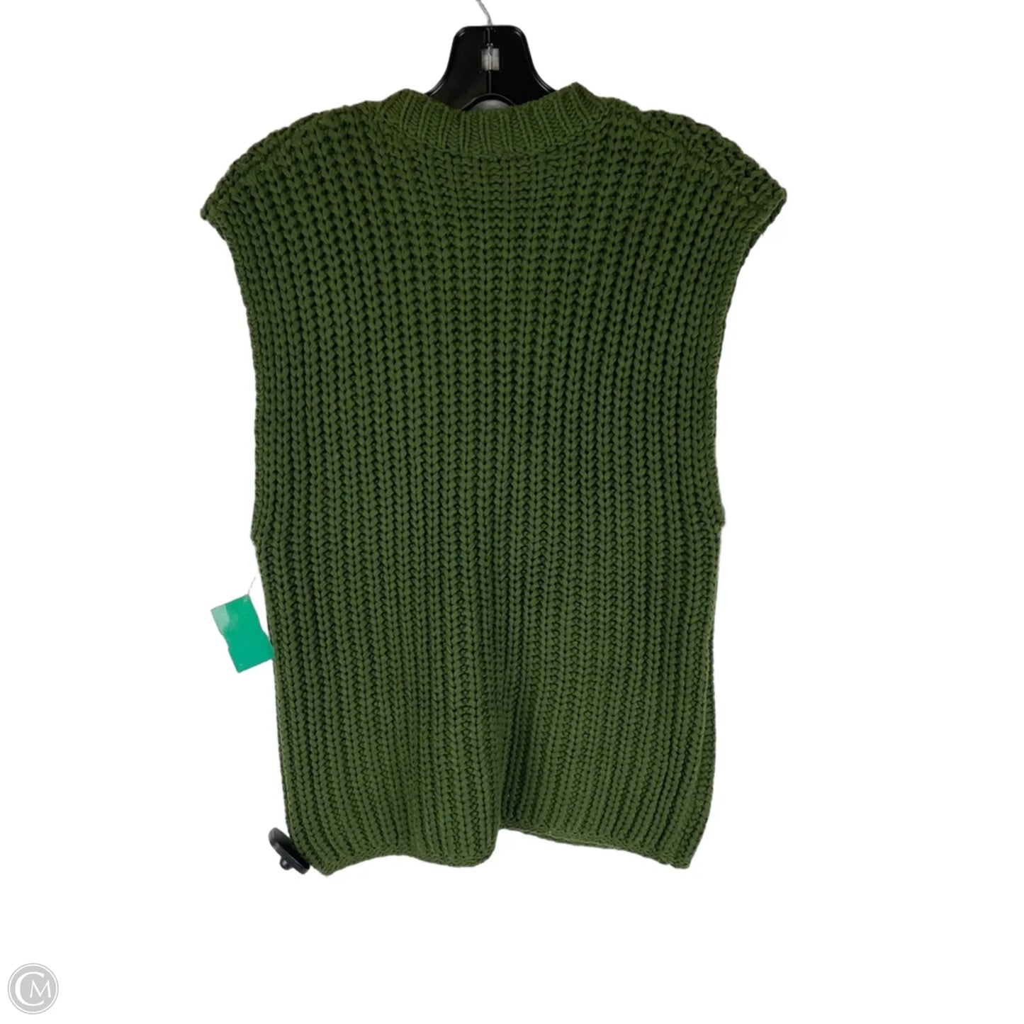 Vest Sweater By Vici In Green, Size: M